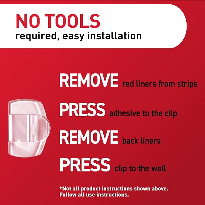 Command Outdoor Light Clips, 20 Clear Clips and 24 Command Strips, Damage-Free - Image 9