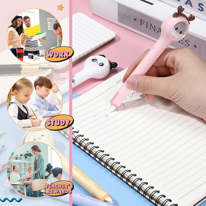 Fullhawl 4 Pcs Cute Correction Tape Pen - Image 6