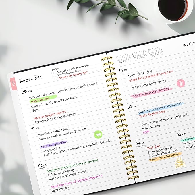 Forvencer Academic Planner 2026-2027, Weekly & Monthly Calendar Planner - Image 7