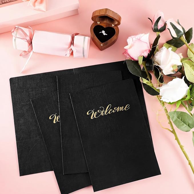 Affrolling 50 Pack 6 x 9 Inch Welcome Pocket Folders Church Visitor Welcome - Image 5