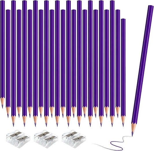 sqzrmdcg 36 PCS Purple Colored Pencils, Pre-sharpened Professional Wooden Art by Unknown