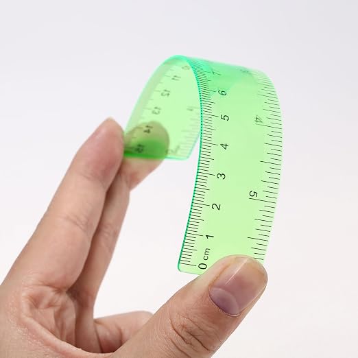 Ruler 6 Inch, Rulers for School, Rulers Bulk for Classroom, 8 Pack for Kid - Image 3