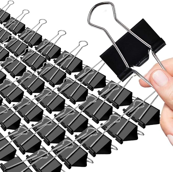 Extra Large Binder Clips, 48 Pack, 2 Inch, Standard 51mm, Capacity 0.86 Inch - Image 7