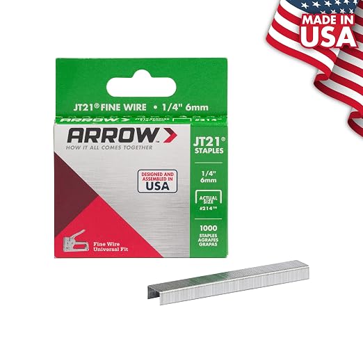Arrow 214 JT21 Thin Wire Staples - Image 2