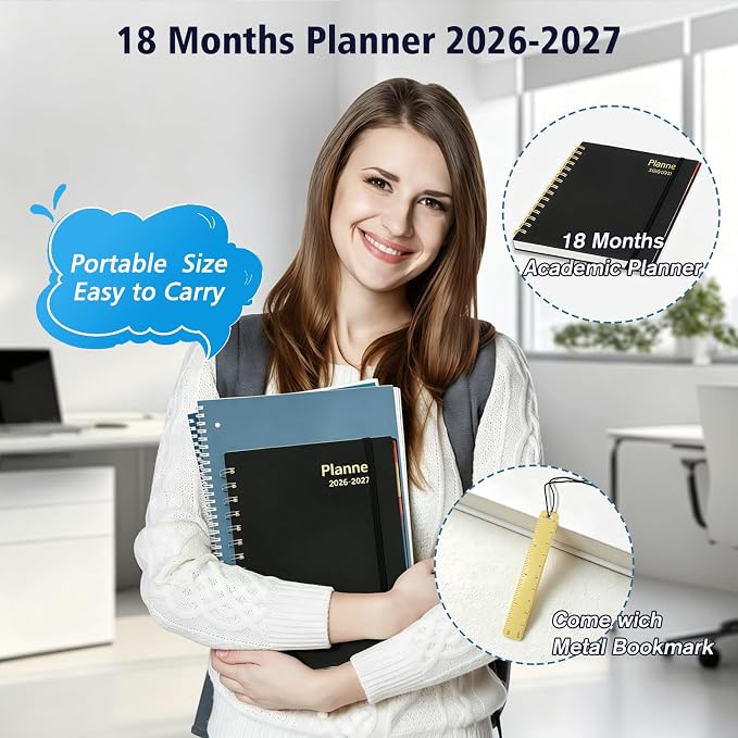 Daily Planner 2026-2027, 18 Month Planner - Image 2