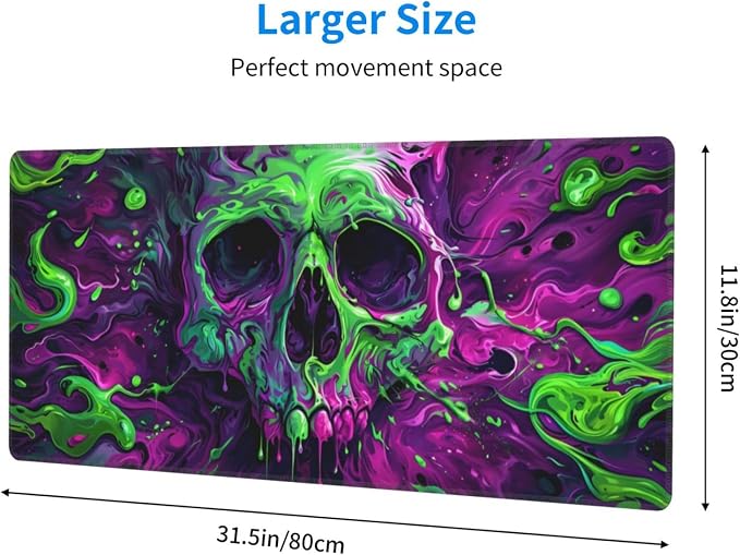 Gaming Mouse Pad Desk Pad, Extended Big Mouse Pad, 31.5x11.8 Inch Long Computer - Image 3