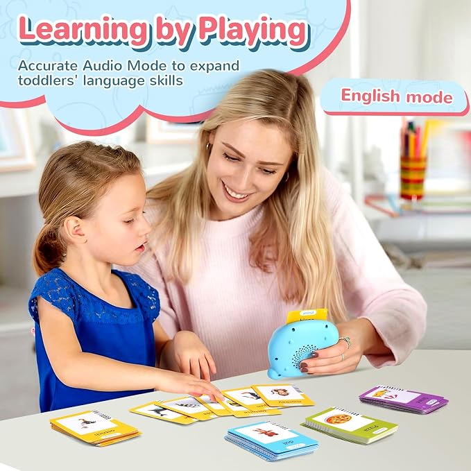 Talking Flash Cards for Toddler, Learning Montessori Toys - Image 4