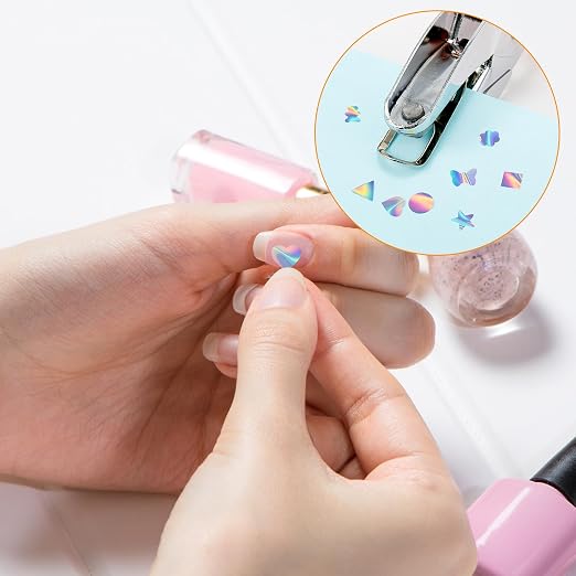 Lothee 6 Pcs Hole Punch Shapes Single Hole Paper Punchers - Image 6