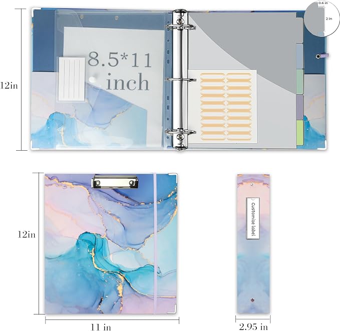 2 Inch 3 Ring Binder Organizer - Image 6