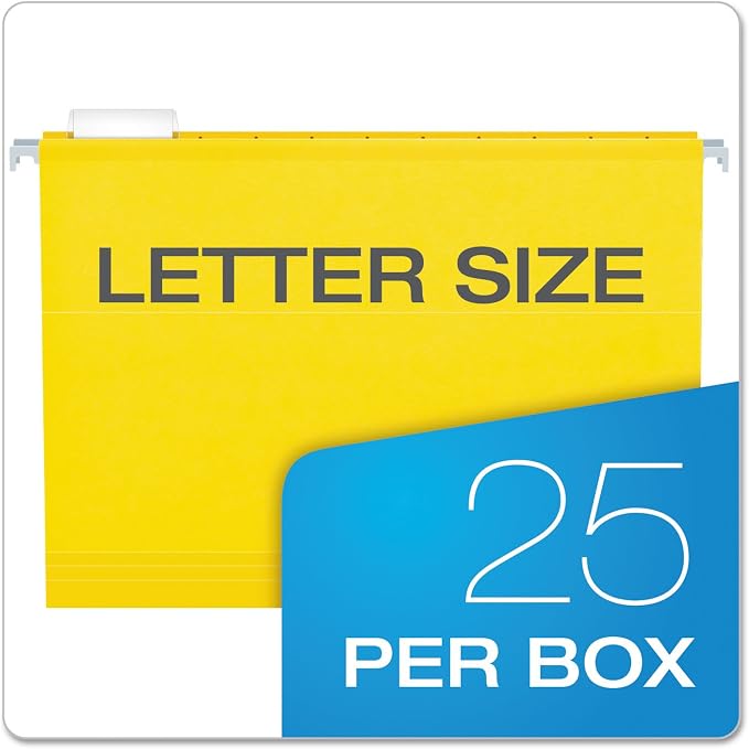 Pendaflex Extra Capacity Reinforced Hanging Folders, Letter Size, 1/5 Cut - Image 5