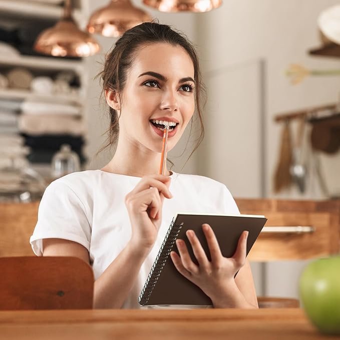 Yahenda Spiral Notebook College Ruled Journals Notebooks Lined 8.3 x 5.5 Inch Note Books Bulk A5 Writing Notebooks Thick Paper Notebook for Office Business School Supplies (Classic Colors,54 Pcs)-DeskLoop Office