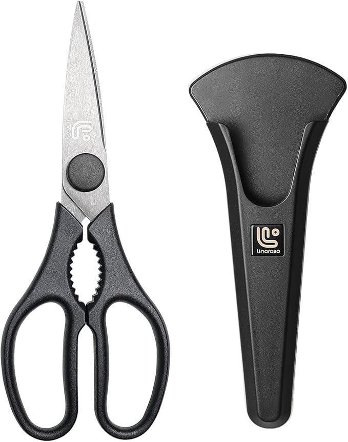 Linoroso Kitchen Scissors All Purpose Kitchen Shears by Linoroso