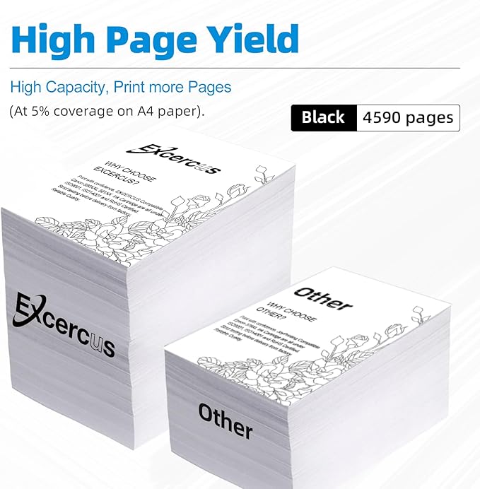 Compatible Ink Cartridge Replacement for Canon 280 281 CLI 281 CLI-281 XXL (3 Black) for Pixma TS702 TS6120 TS6220 TS6320 TR7520 TR8520 TS9520 TS9521C TS8220 TS8322-DeskLoop Office