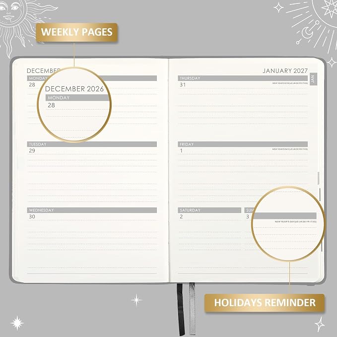 2027 Planner - 2027 Weekly Monthly Planner, January 2027 - December 2027 - Image 4