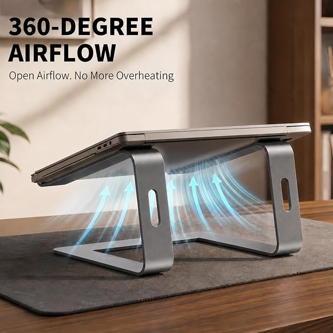 Orionstar Ergonomic Laptop Stand, Premium 5mm Aluminum Riser - Image 4