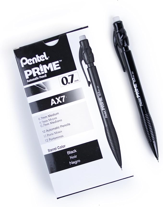 Pentel Prime Mechanical Pencil 0.7mm, Box of 12 by PentelofAmerica