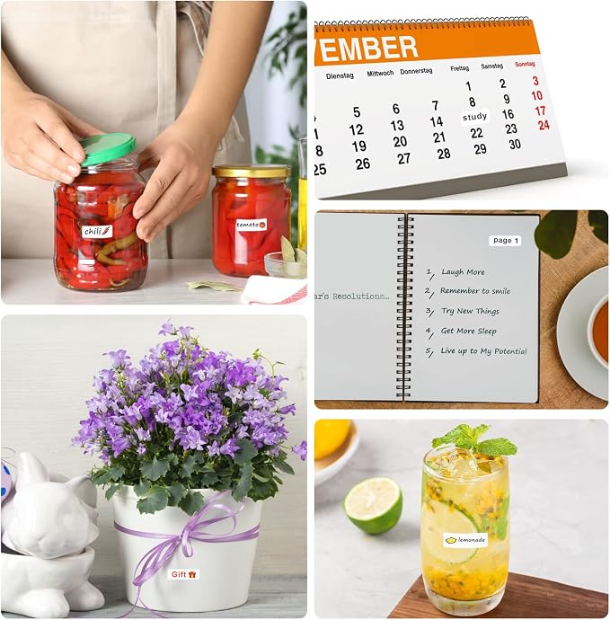 1680 Pcs Matte White Labels Blank Stickers Small Sticky Labels Removable Price - Image 7