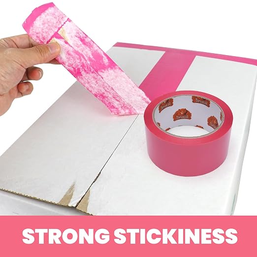 TAPEBEAR 48Rolls Pink Packing Tape - Image 3
