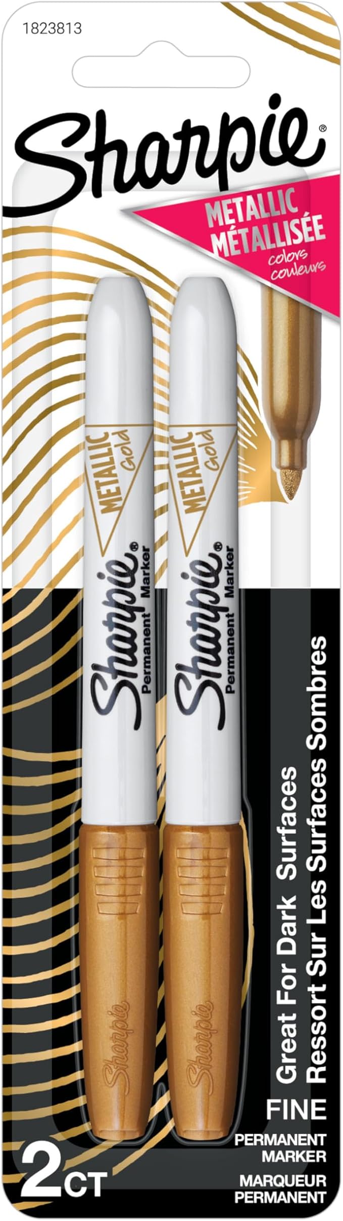 Sharpie Metallic Permanent Markers, Fine Point by Unknown