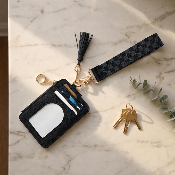 Stylish Wristlet Keychain Wallet - Image 8