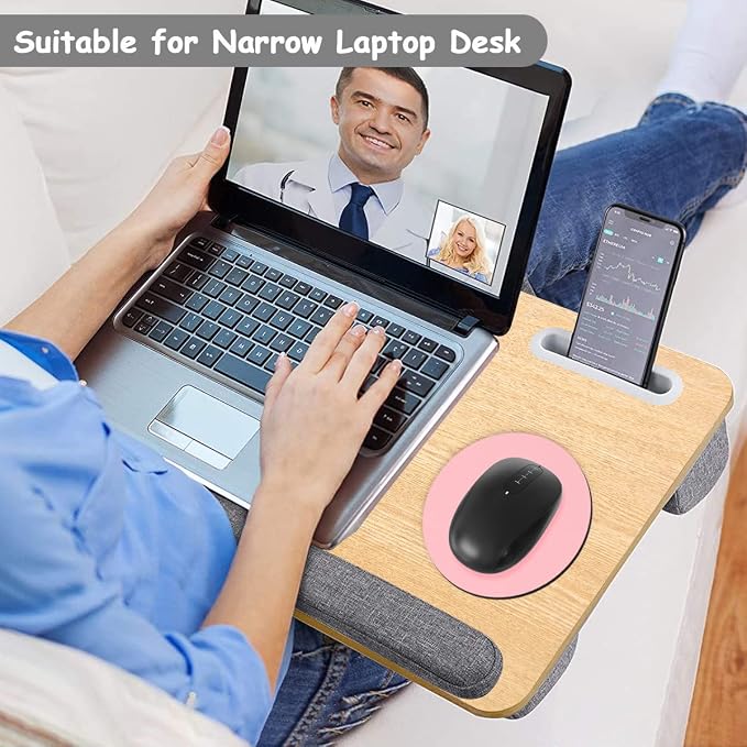 Dapesuom Small Mouse Pad, 6 x 6 Inch Thick Rubber Premium-Textured Non-Slip - Image 5