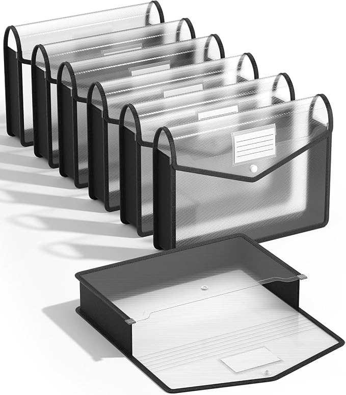 Plastic Expanding File Folder, Transparent envelopes by XingDuing