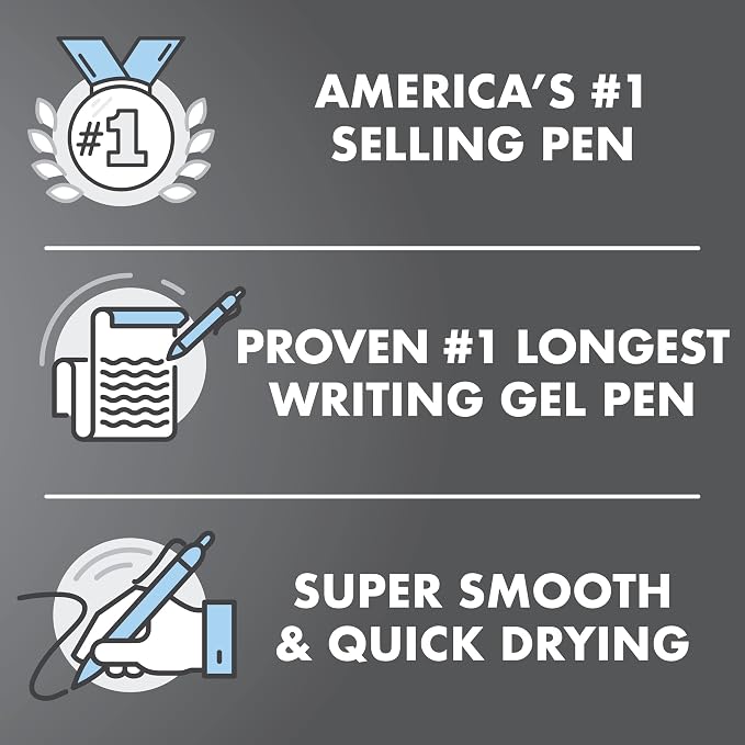 PILOT G2 Premium Gel Roller Pens, Extra Fine Point 0.5 mm, Gel Pens Black Ink - Image 4