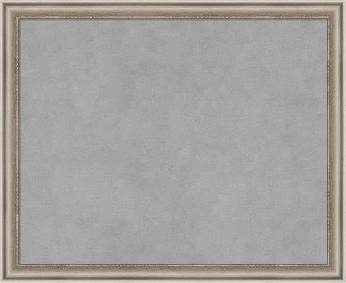 Amanti Art Silver Framed Magnetic Board 18x22 Small Vision Board by AmantiArt