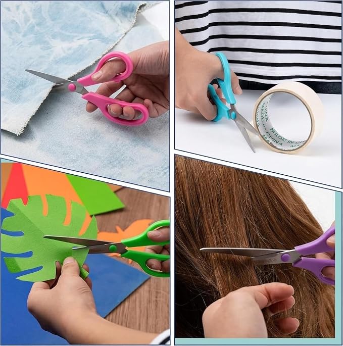 Scissors, BOOMIBOO 8" All Purpose 24 Pack - Image 7