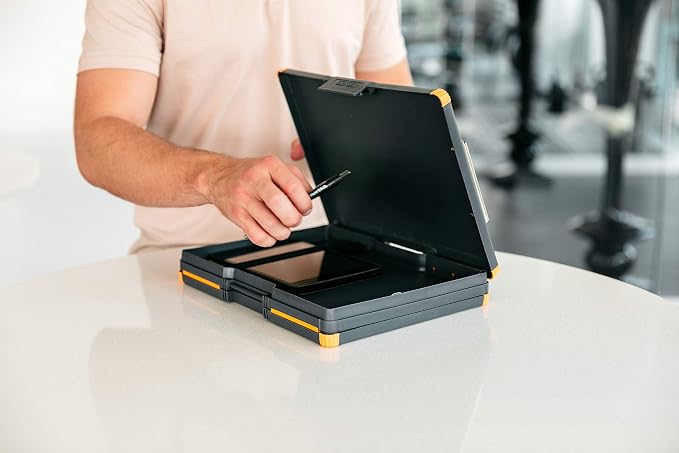 Dexas Duo Clipcase, Double Sided Clipboard Design, Portable Clipboards 13”x10” - Image 8