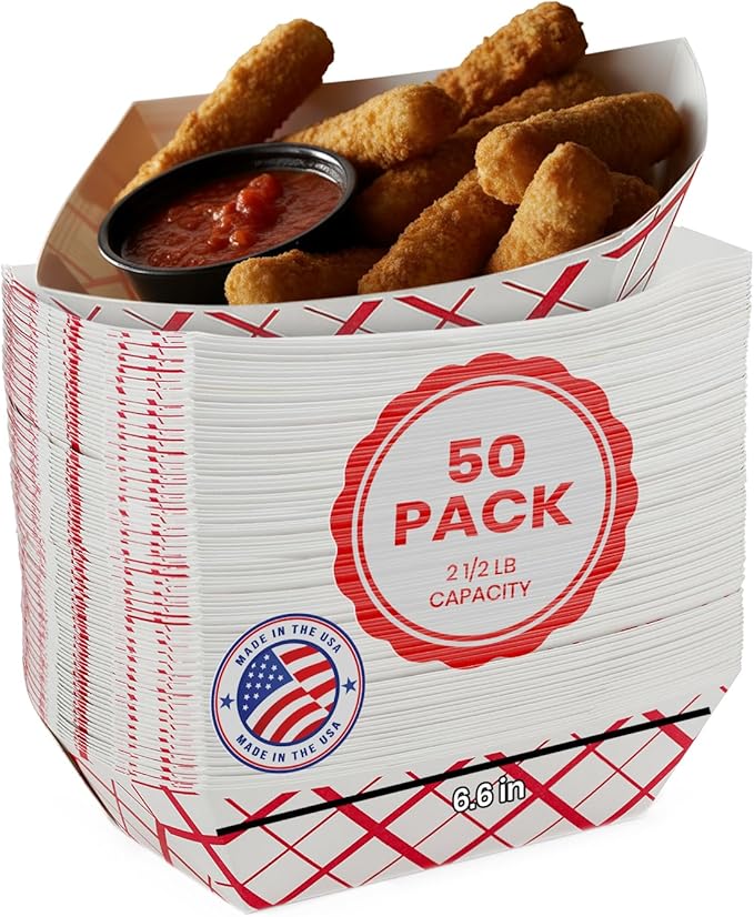 MT Products Classy Plaid Hotdog Trays 2 1/2 lb. by MTProducts