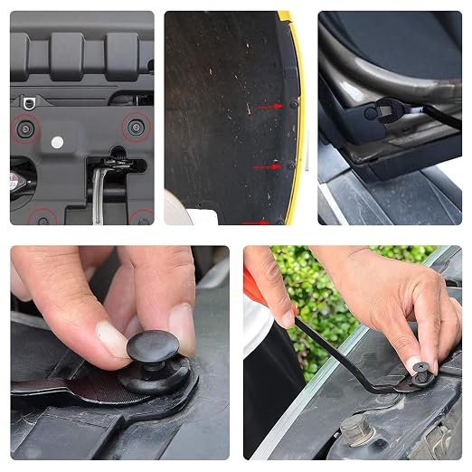 330Pcs 12Sizes Car Plastic Rivets Fasteners Push Type Pin Rivets Clips Trim Kit - Image 3