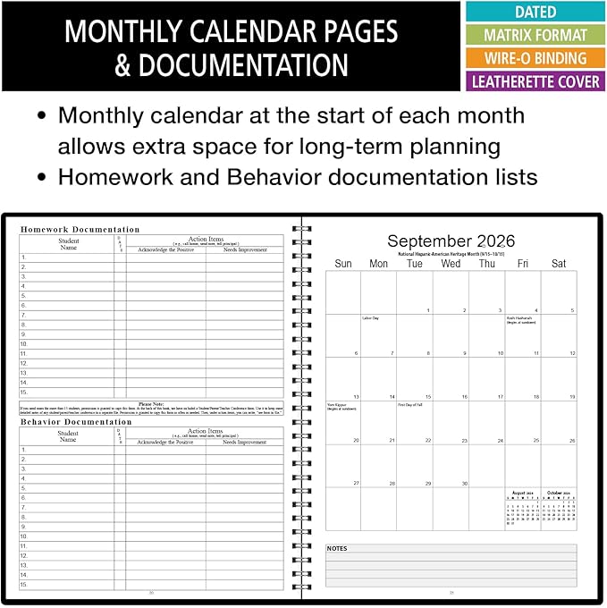 Elan Publishing Company Dated Teacher Lesson Plan 6 Period: Days Vertically - Image 3