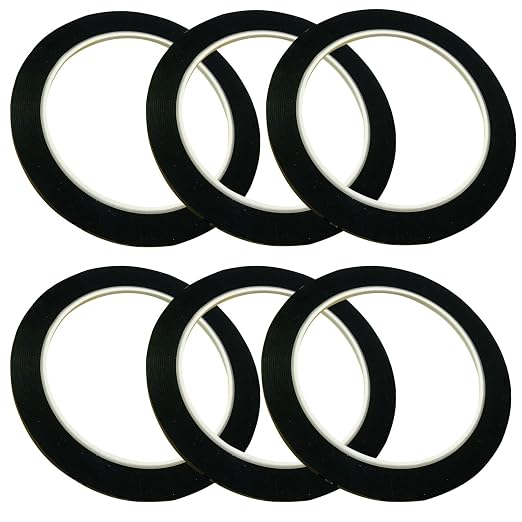 6pcs 6mm 1/4 inch Lightning Width Graphic, 108 Feet Feet Long per Roll - Image 7