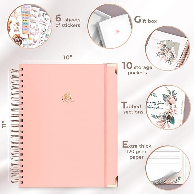 Clever Fox Wedding Planner – Notebook Organizer - Image 6
