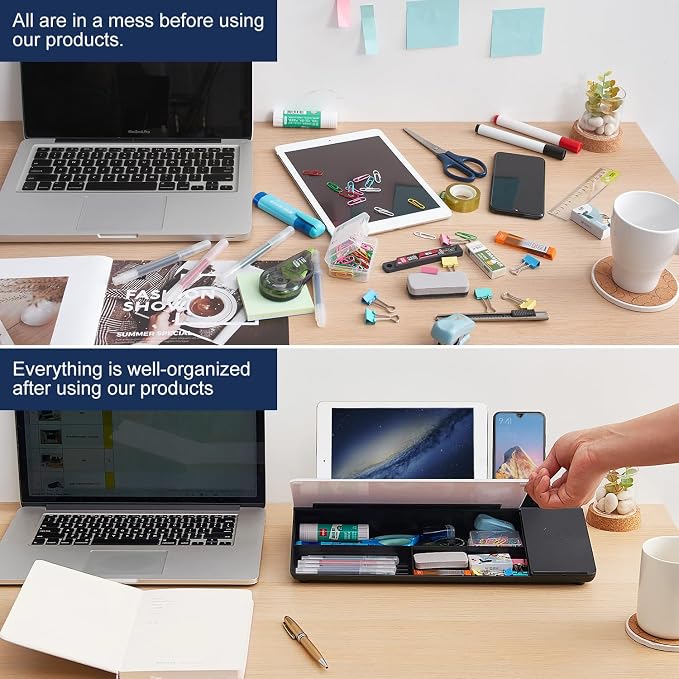Small Glass Desktop Whiteboard Dry-Erase-Board - Image 3