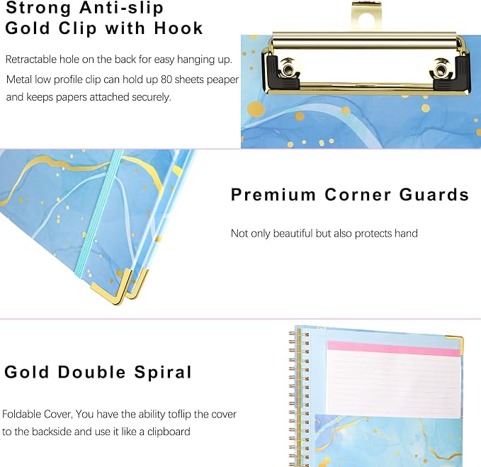 Foldable Spiral Clipboard Folio - Image 6