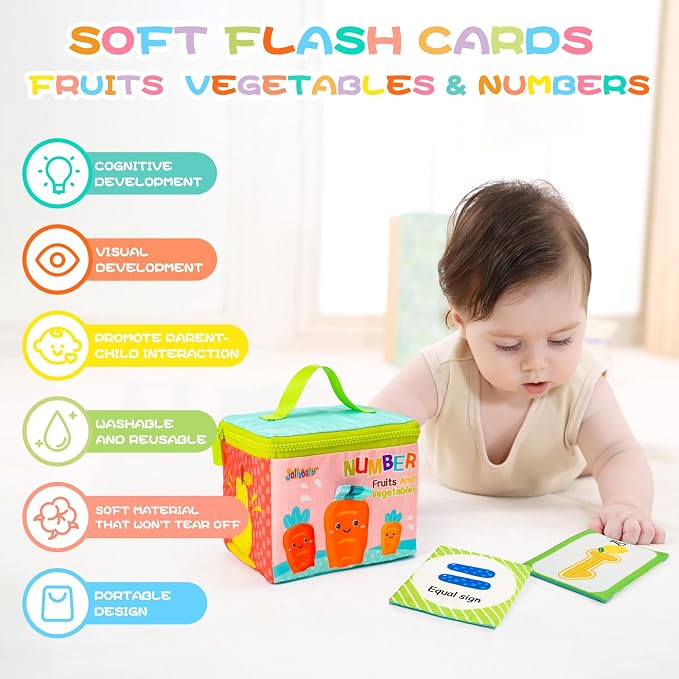 Jollybaby Reusable Soft Flash Cards - Image 2