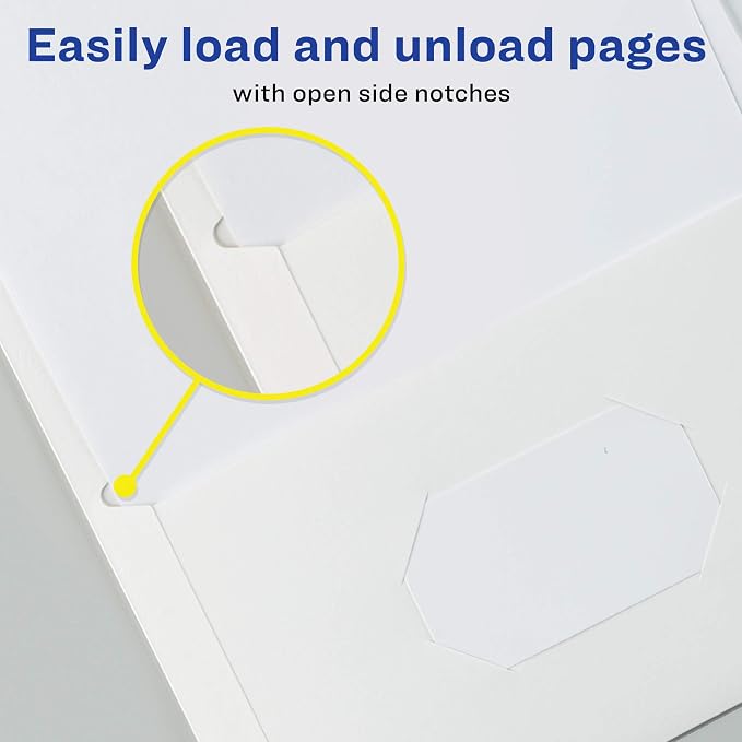 Avery Two Pocket Folders, Holds up to 40 Sheets, Business Card Slot, 25 White - Image 5