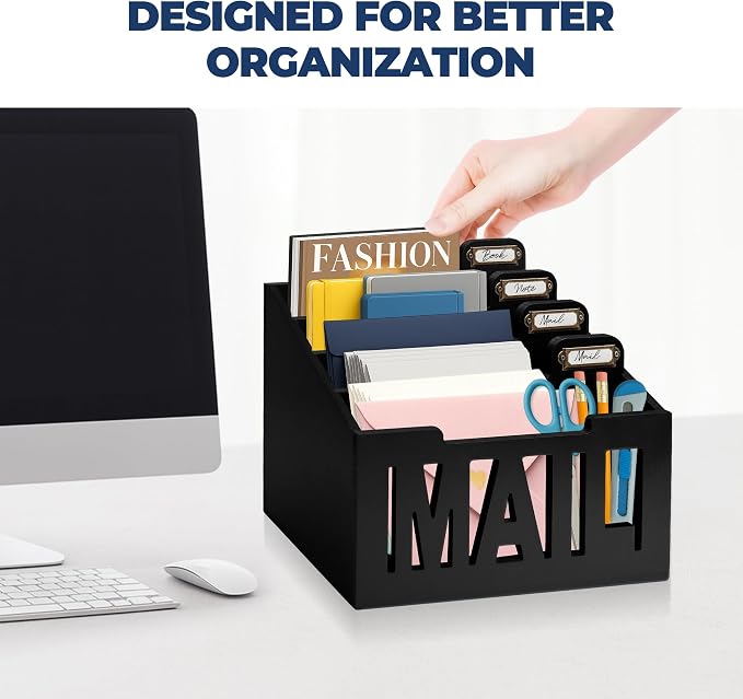 Mail Organizer Countertop, Desktop Mail Sorter - Image 8