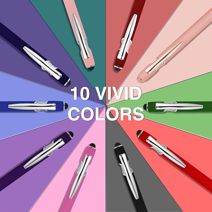 CRME Ballpoint Pen 2-in-1 Stylus Bulk Custom Pens Personalized Engraved Metal - Image 6