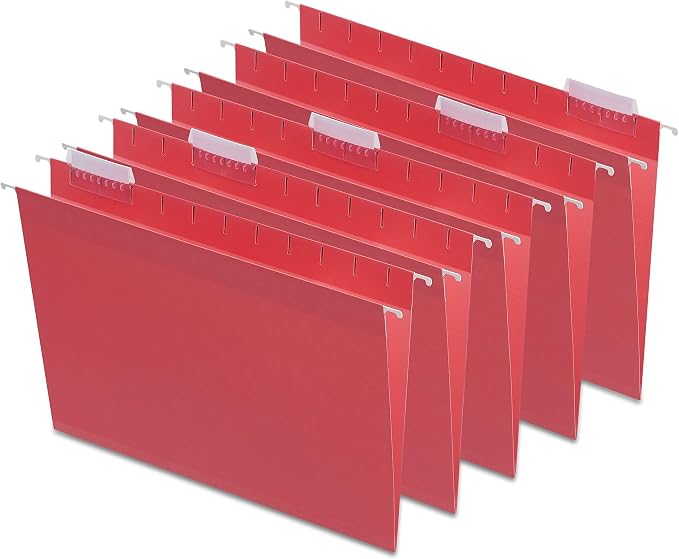 Staples Hanging File Folders, Letter Size, Durable Filing Folders – 50/Carton by Staples
