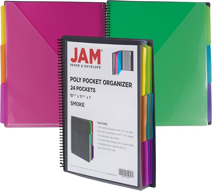 JAM PAPER Plastic Multi Pocket Folder - Image 8