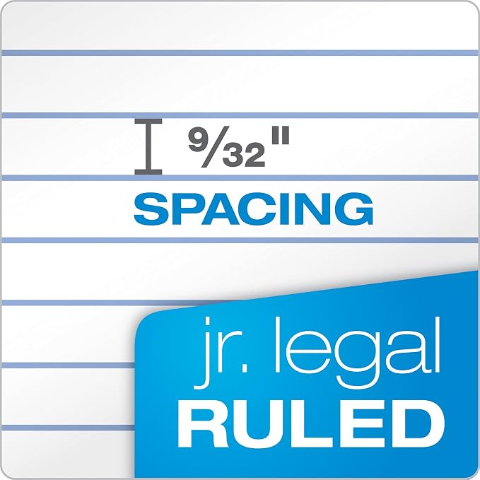 Ampad 5 x 8 Legal Pads, 12 Pack, Narrow Ruled, 50 Sheets Per Writing Pad - Image 3