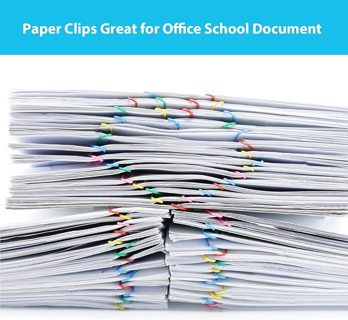 Paper Clips, Large Colored Paper Clips - Image 4