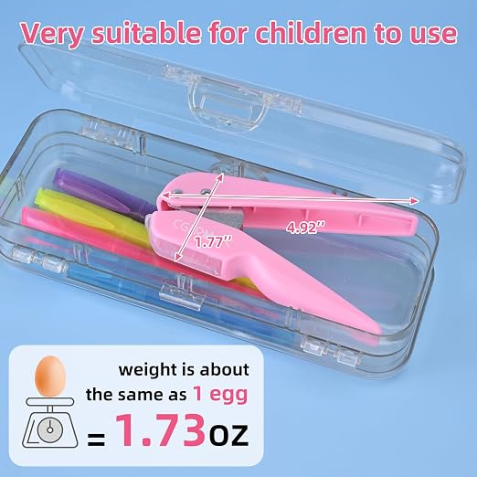 Single Hole Punch, with 30 Pcs Loose Leaf Binder Rings, 1/4" Hole Punches - Image 7