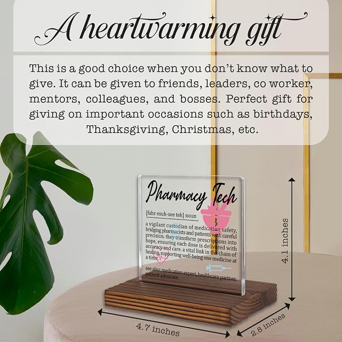 Pharmacy Tech Gifts, Thank You Appreciation Gifts - Image 4
