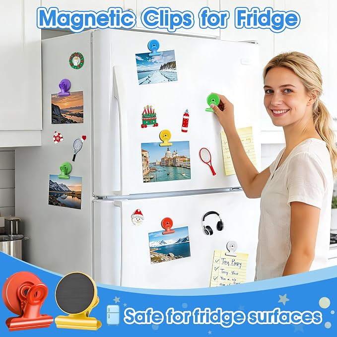 Grtard 60 Pack Magnetic Clips Heavy Duty, Magnet Clips - Image 2