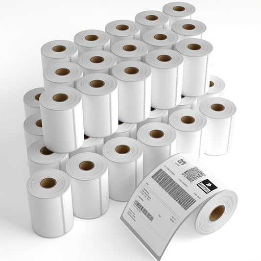 40 Rolls 4" x 6" Direct Thermal Printer Label, 250 Labels/Roll, Total 10000 by MultiLabel