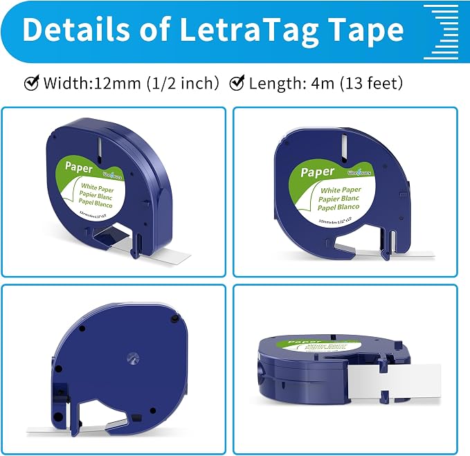 20-Pack Wonfoucs Label Tape Replace - Image 5